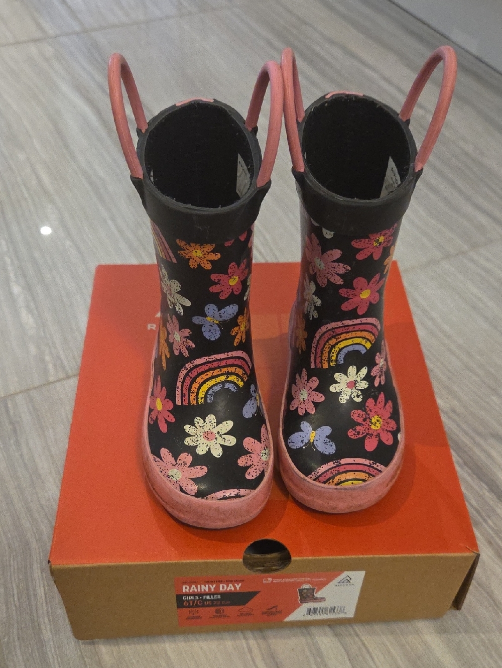 Toddler Size 6 Rain Boots Ripzone